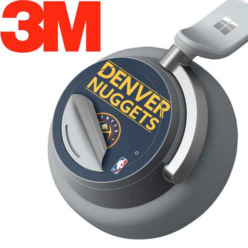 NBA Denver Nuggets Standard - Light Blue Surface Headphones Skin